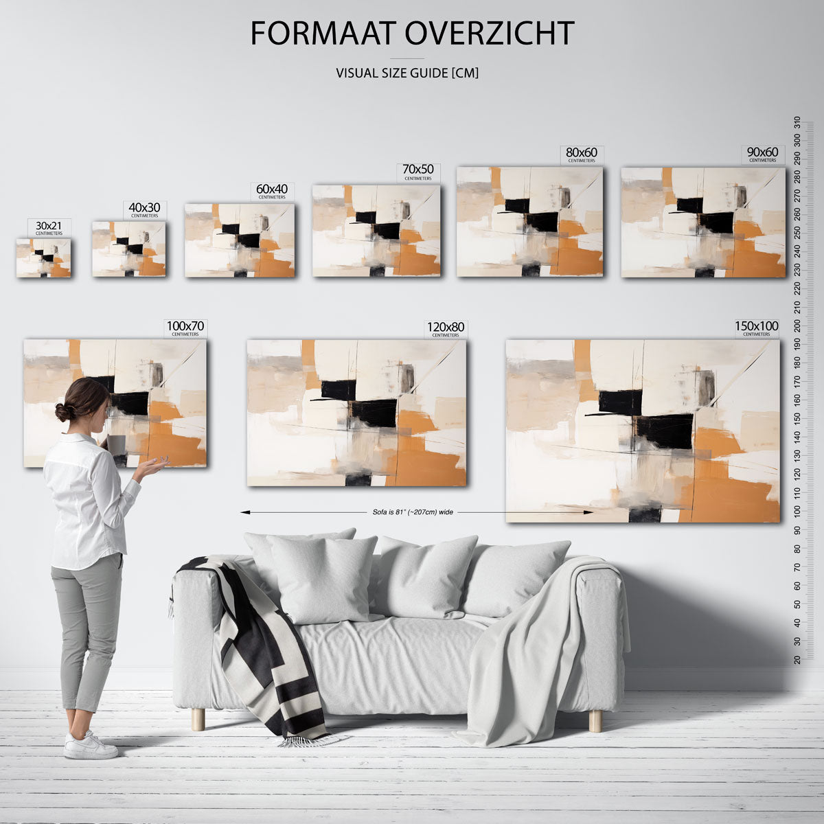 Abstracte vormen Poster