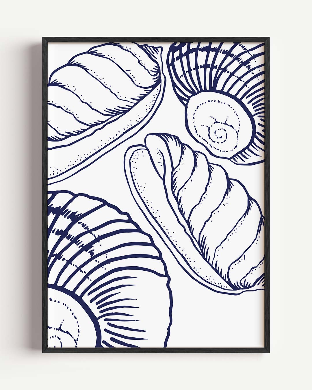 Elegante Schelpen Wanddecoratie Poster-WallArtistic