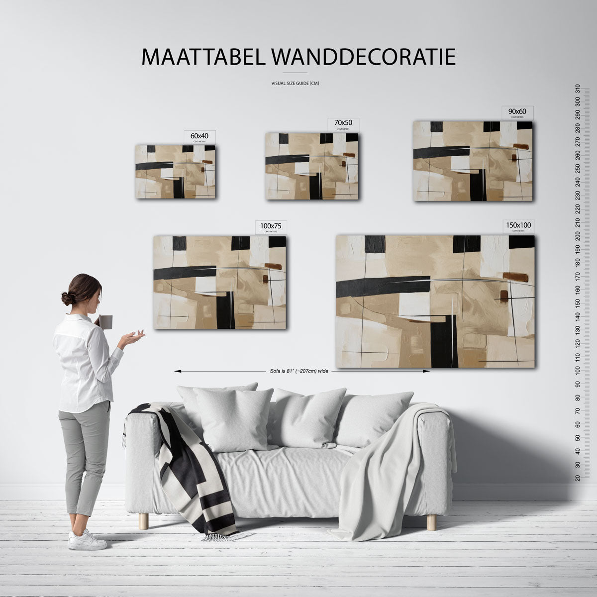 Geometrische vormen Kunstwerk