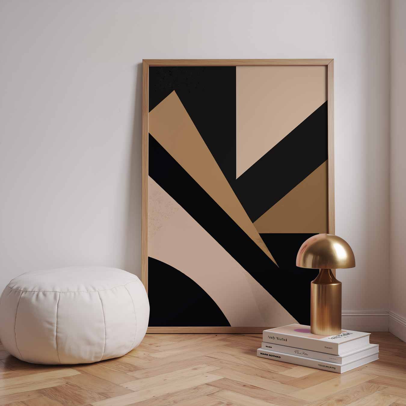 Moderne Abstracte Geometrische Poster-WallArtistic