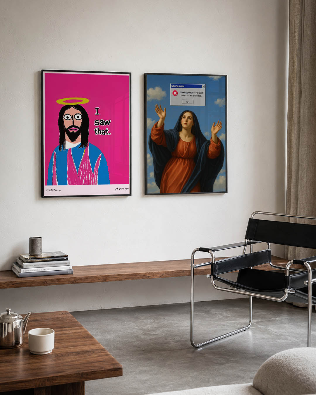Kleurrijke expressie Posterset