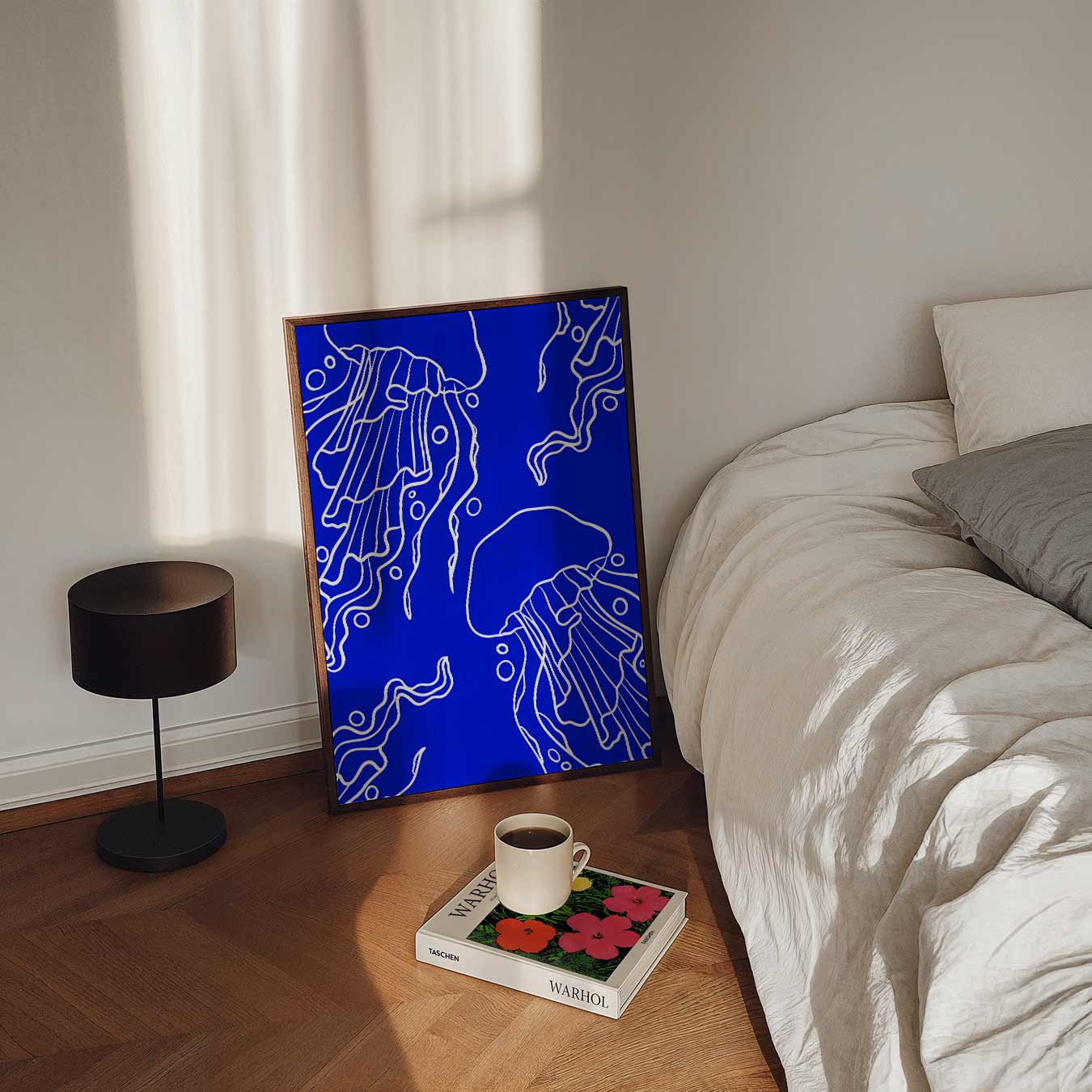Sierlijke Kwallen Poster-WallArtistic