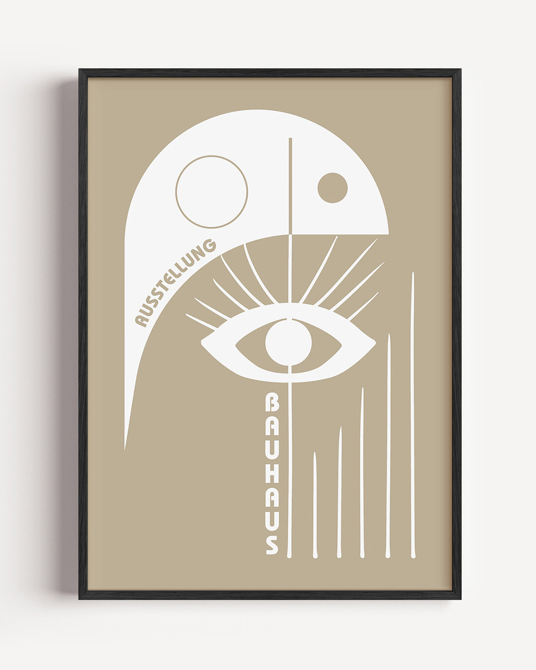 Oog en lijnen Poster