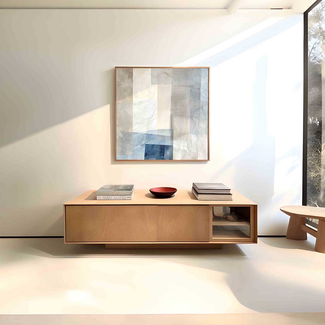 Abstracte lagen Poster