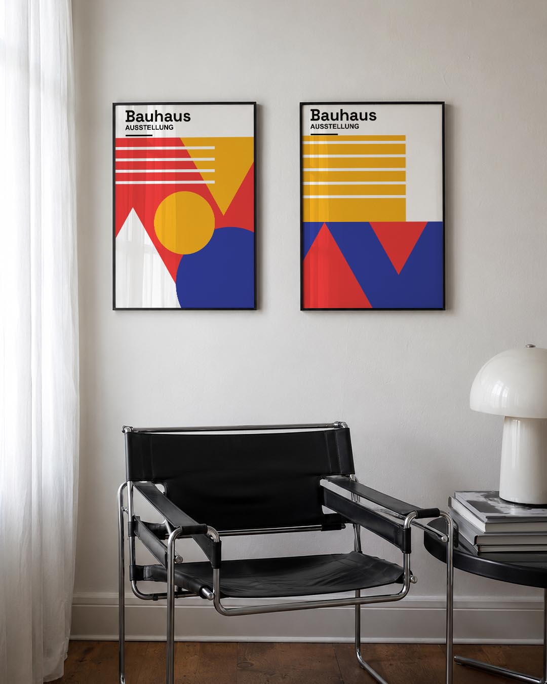 Vormen en kleurvlakken Posterset