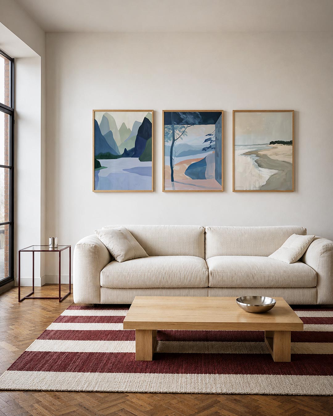 Serene berglandschap Posterset