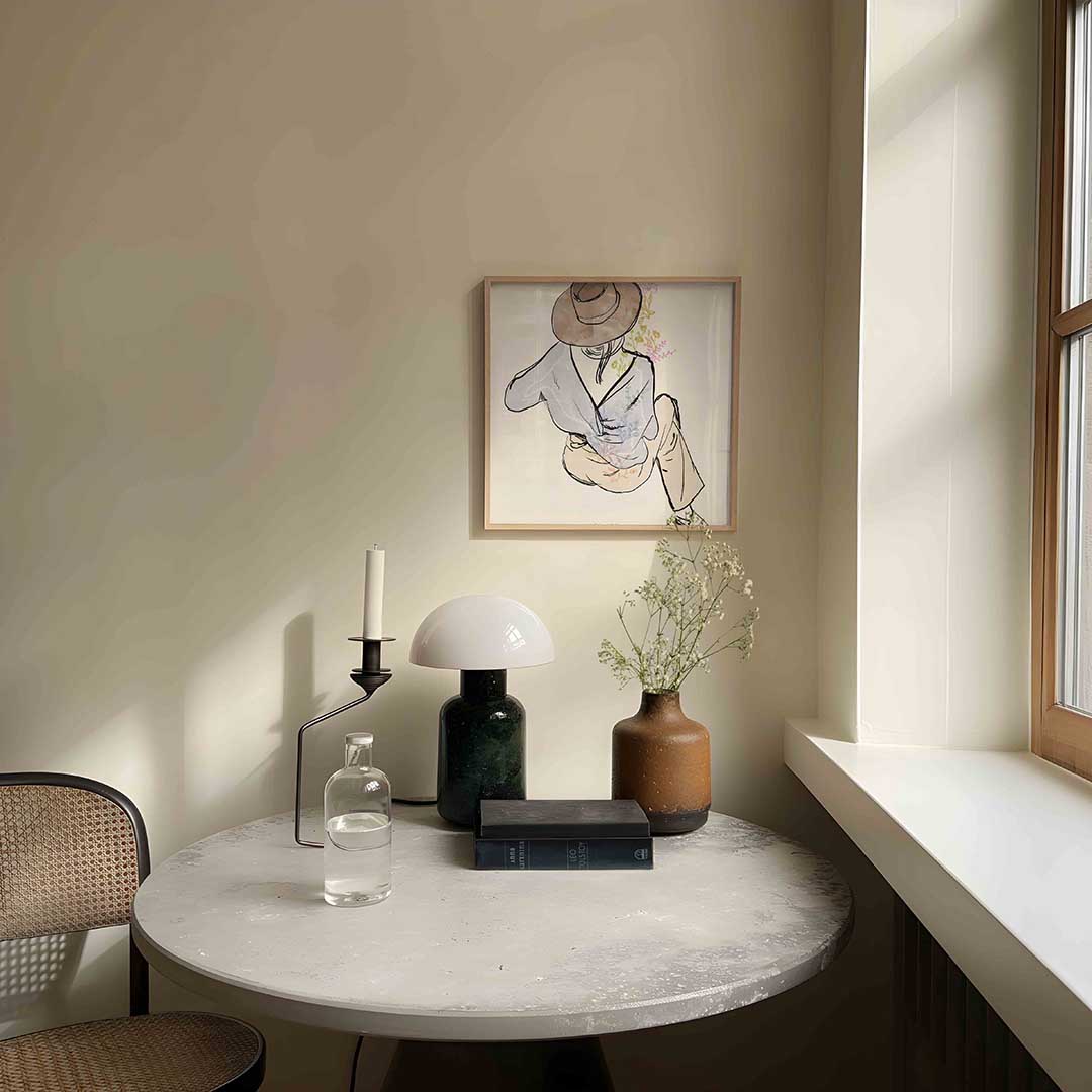 Vrouw met hoed Poster