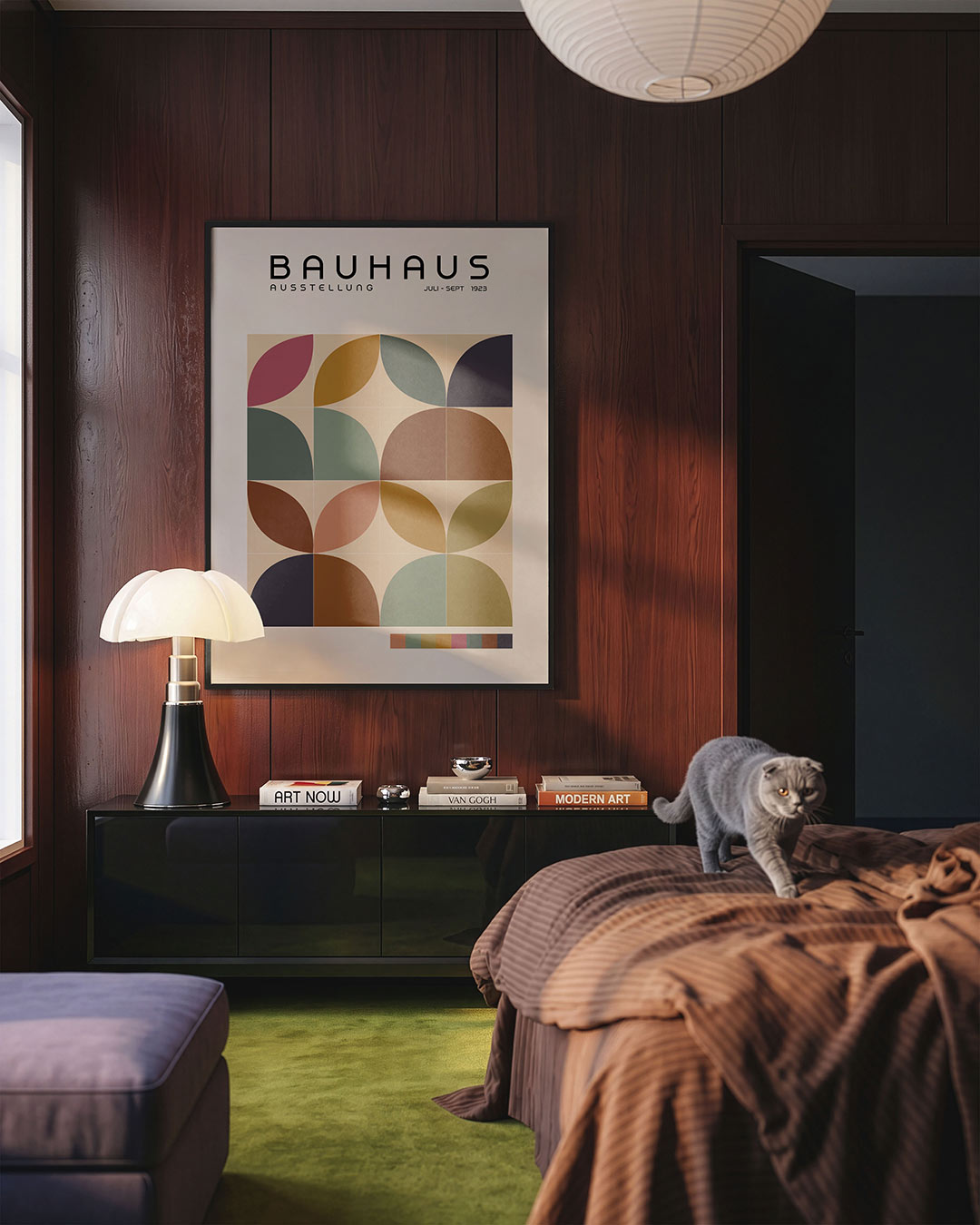 Vormritme en kleur Poster