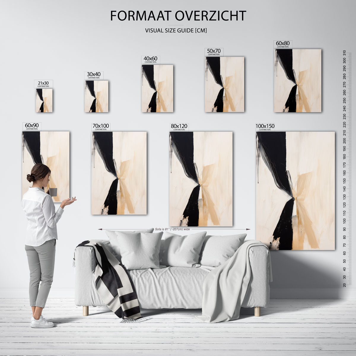 Abstracte vormen Poster