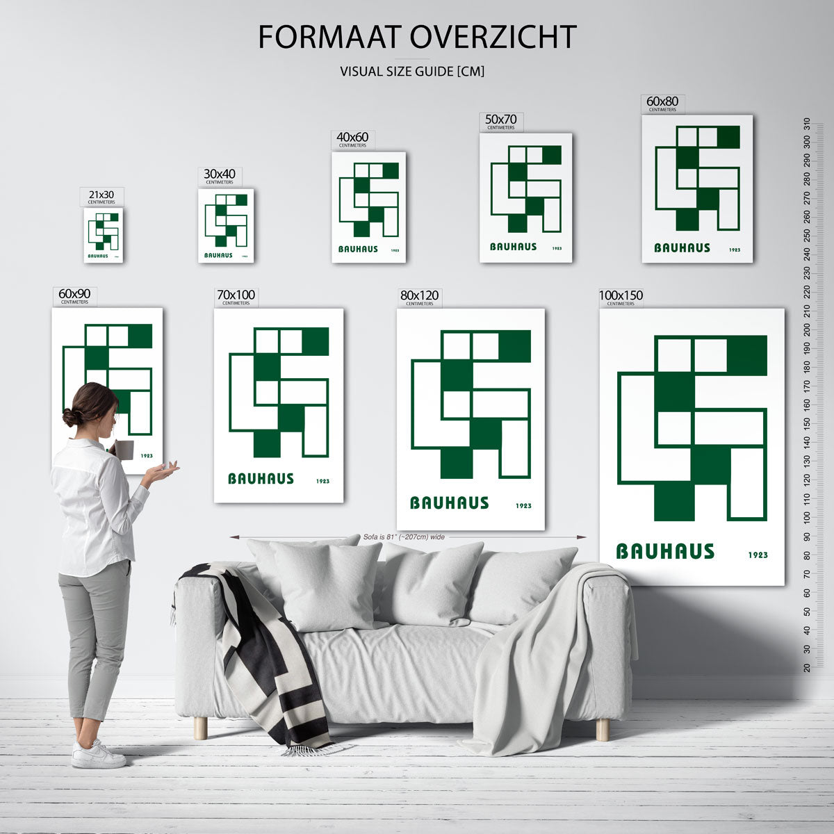 Vormen en vlakken Poster