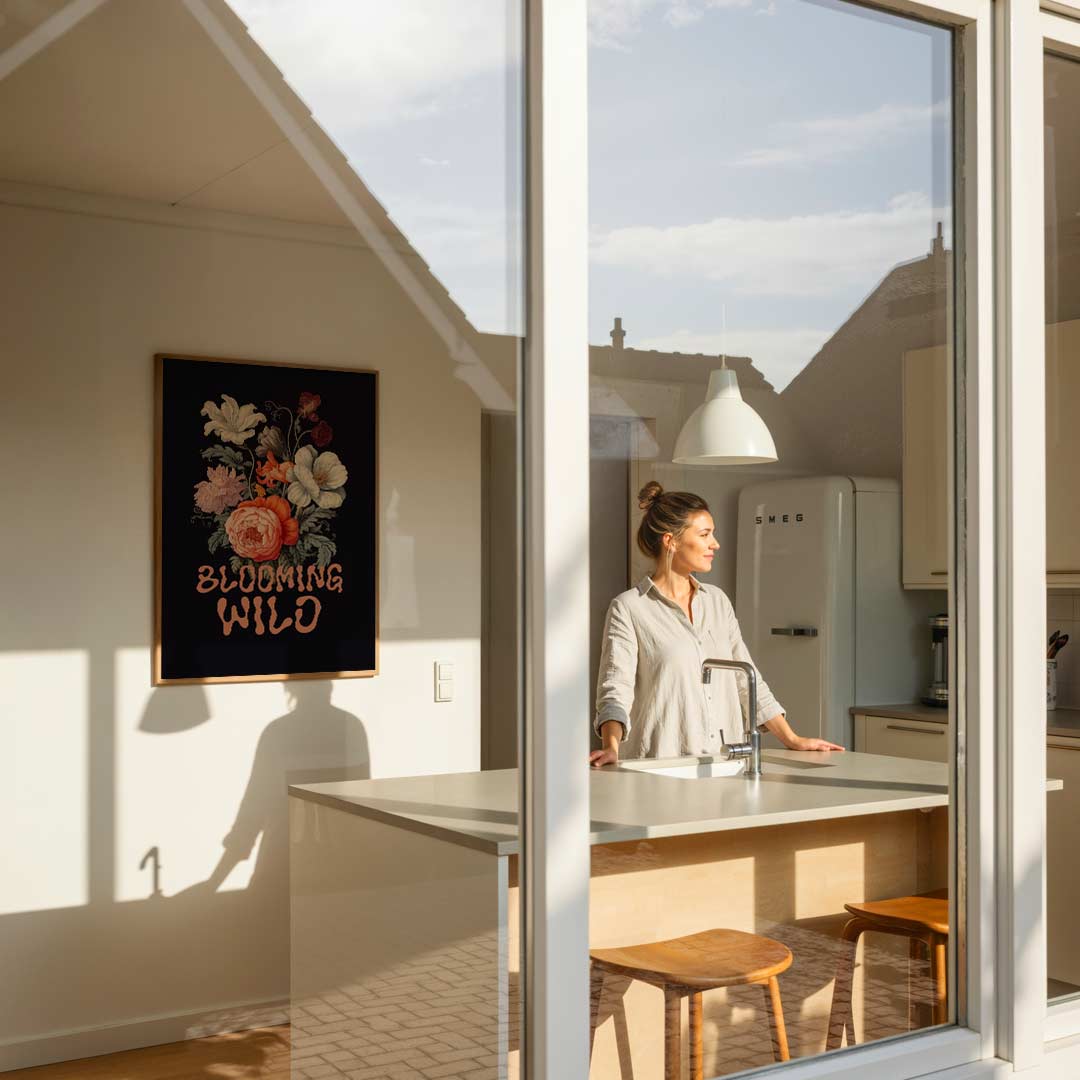 Blooming Wild Bloemenposter-WallArtistic