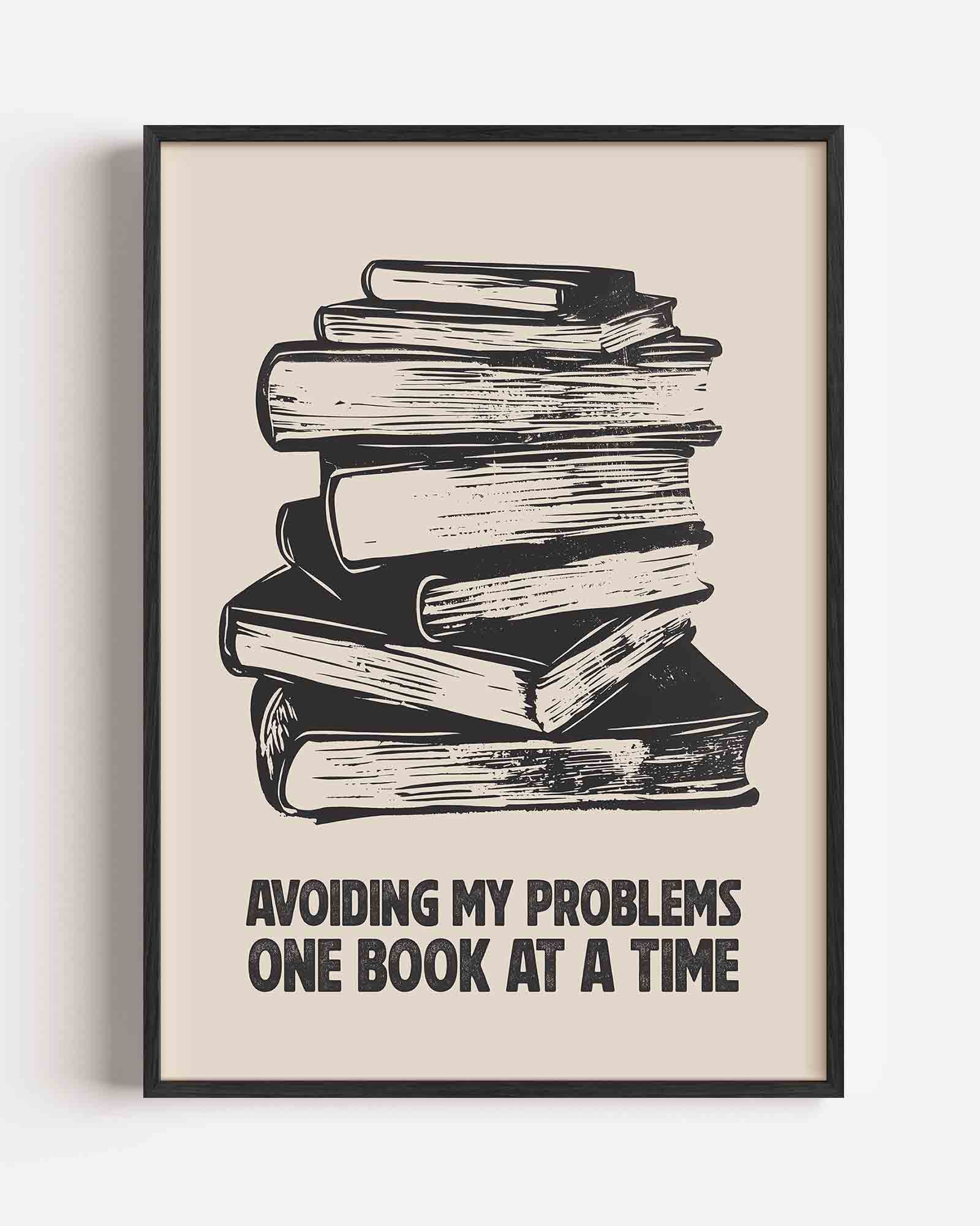 Stapel boeken Poster