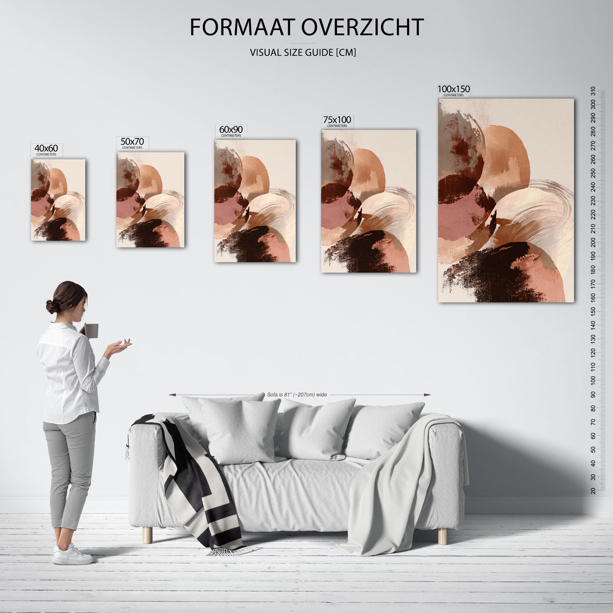 Organische vormen Kunstwerk