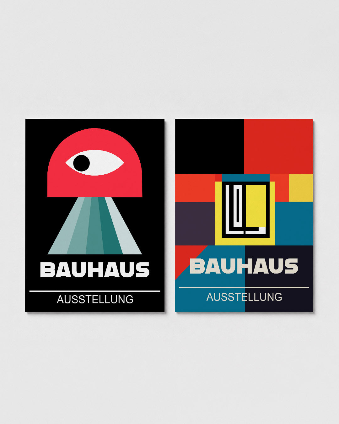 Oog en stralen Posterset