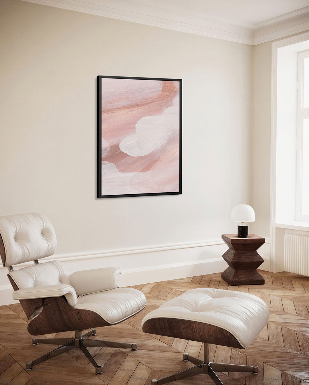 Zachte kleurvlakken Kunstwerk