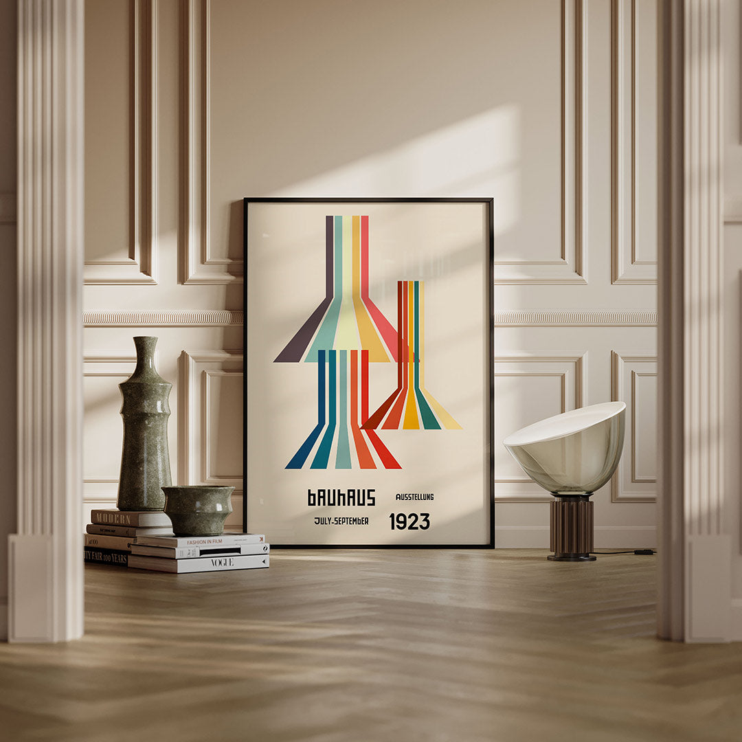 Kleurrijke lijnen Poster