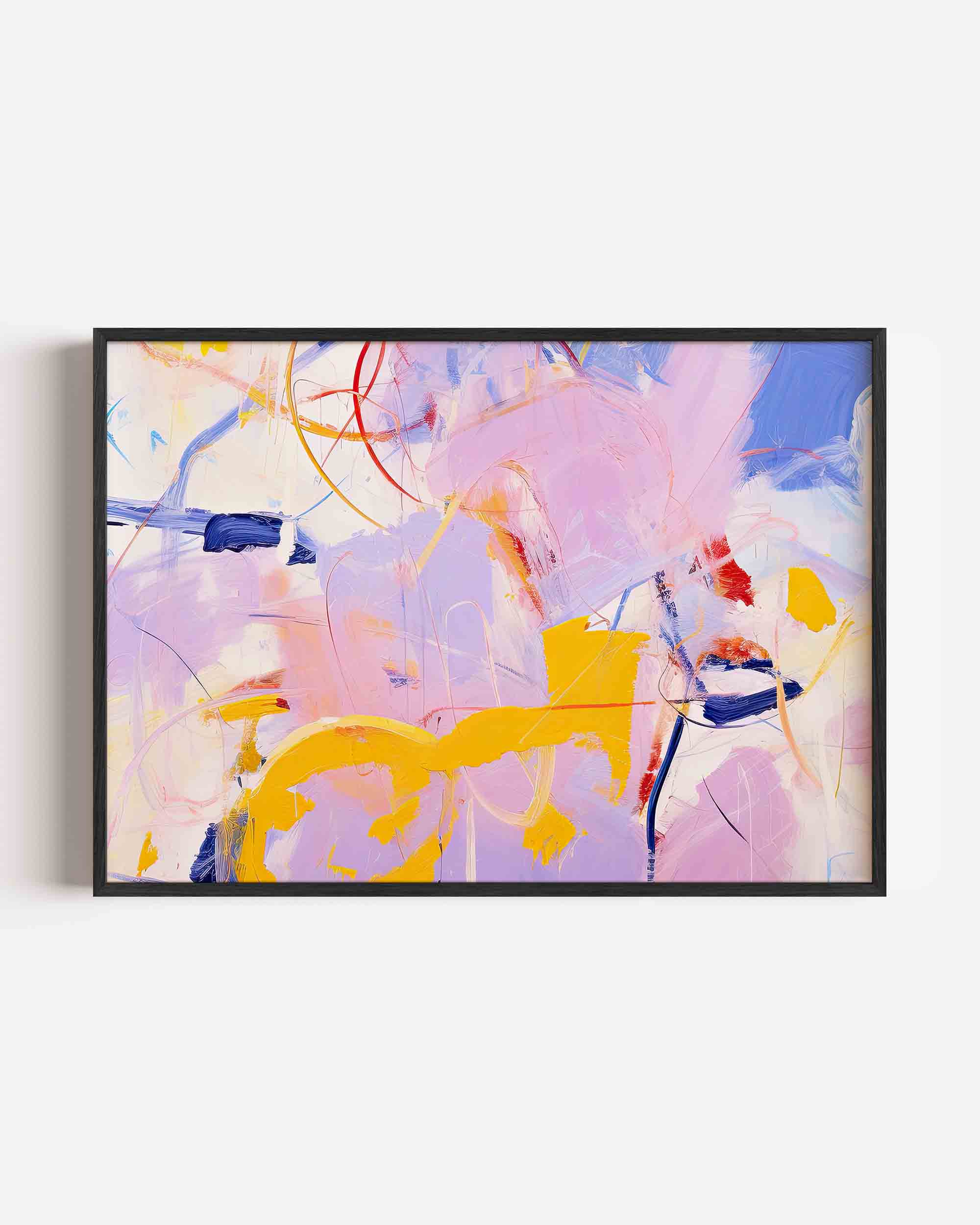 Abstracte vormen en kleuren Poster
