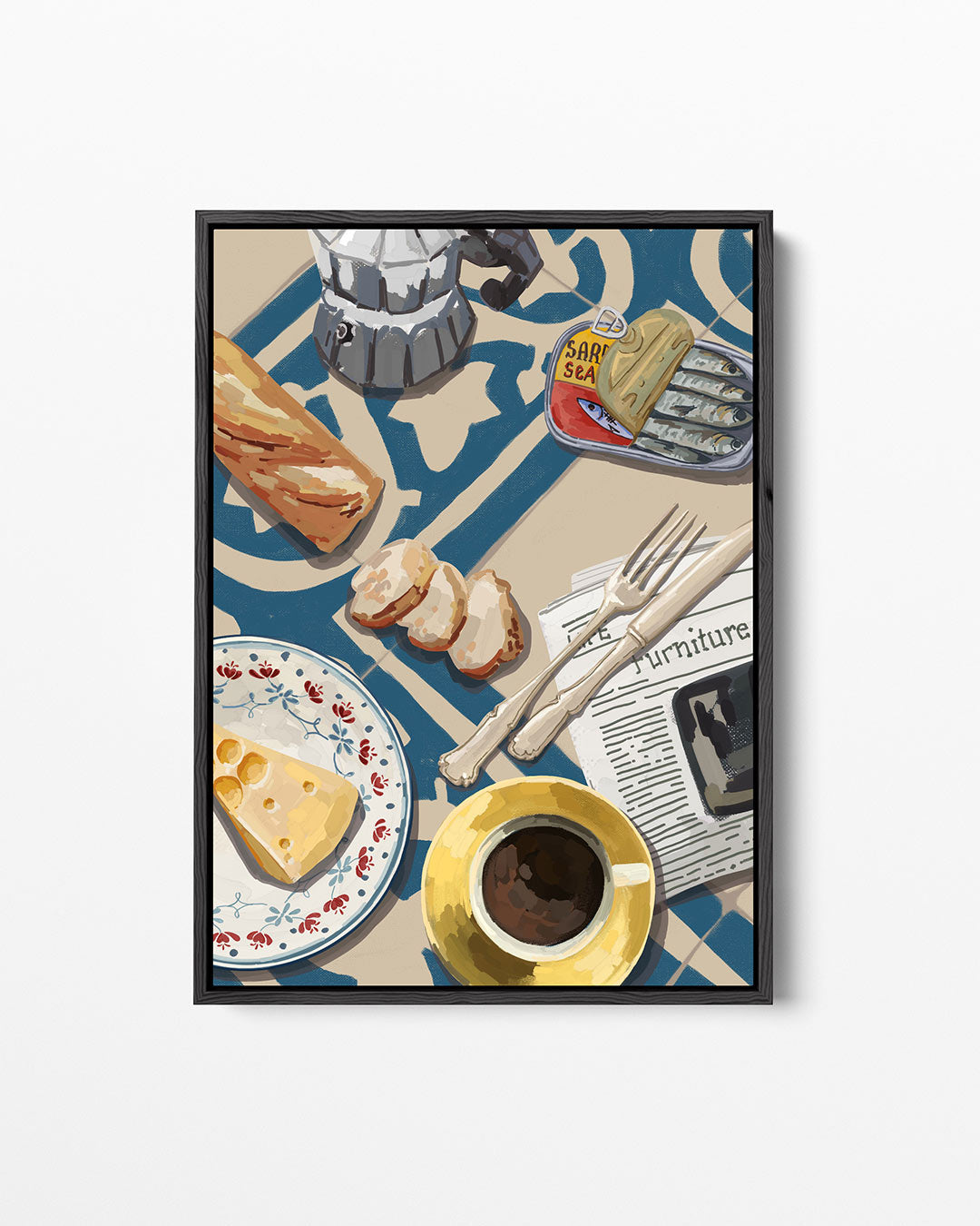 Ontbijt compositie Kunstwerk