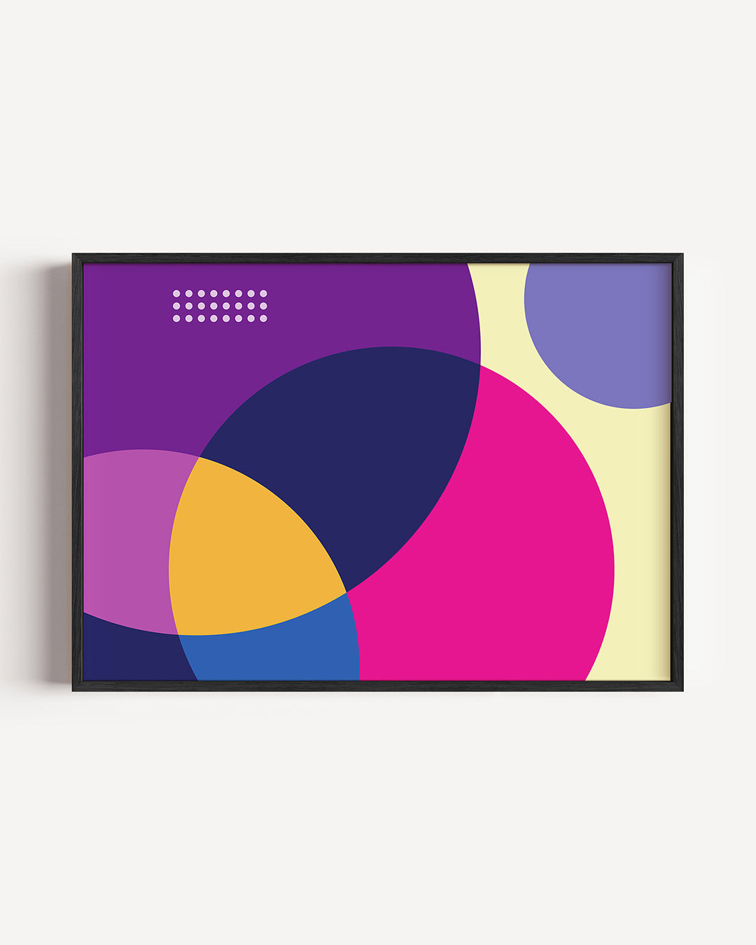 Cirkelvormen en kleur Poster