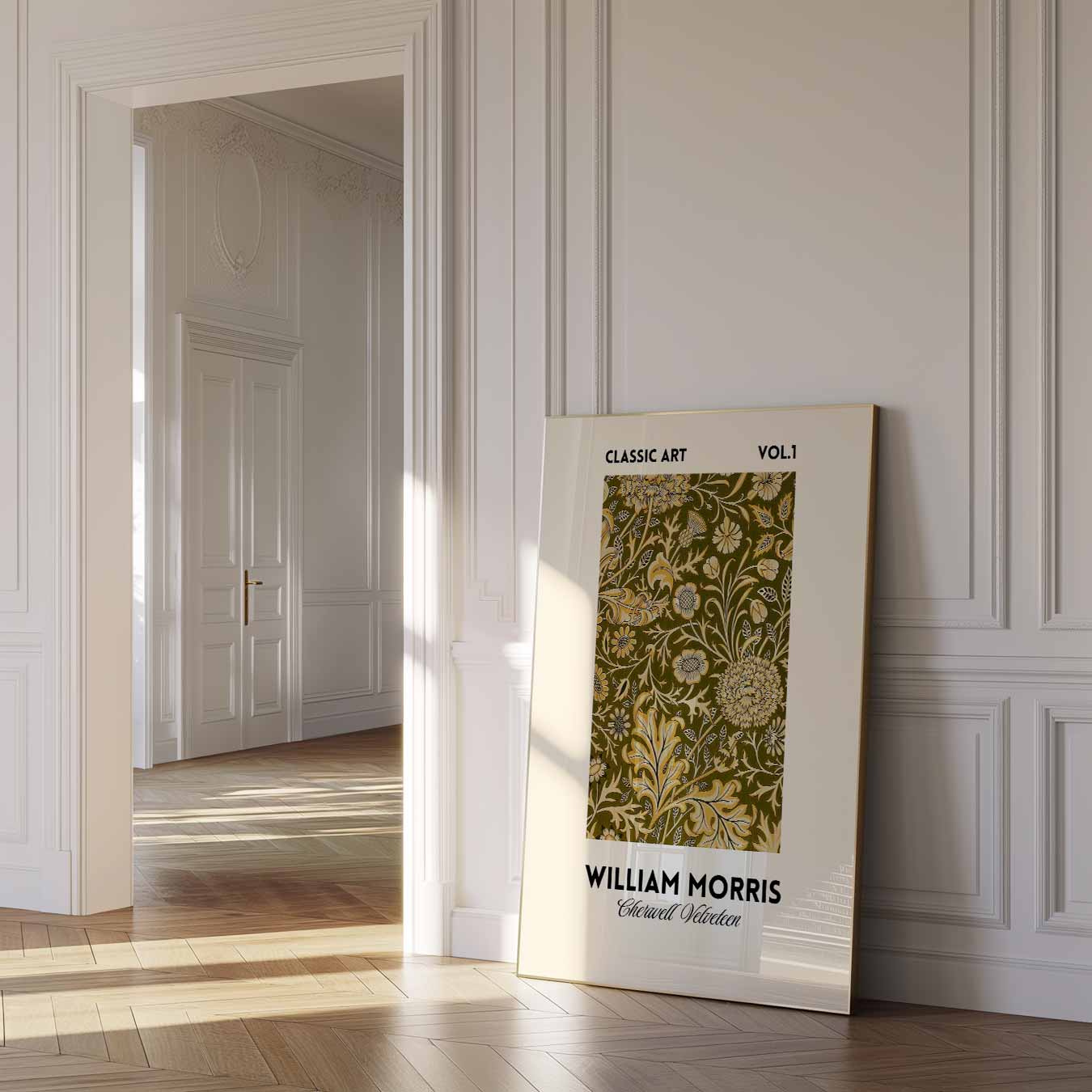 William Morris Ethereal Pattern Poster-WallArtistic
