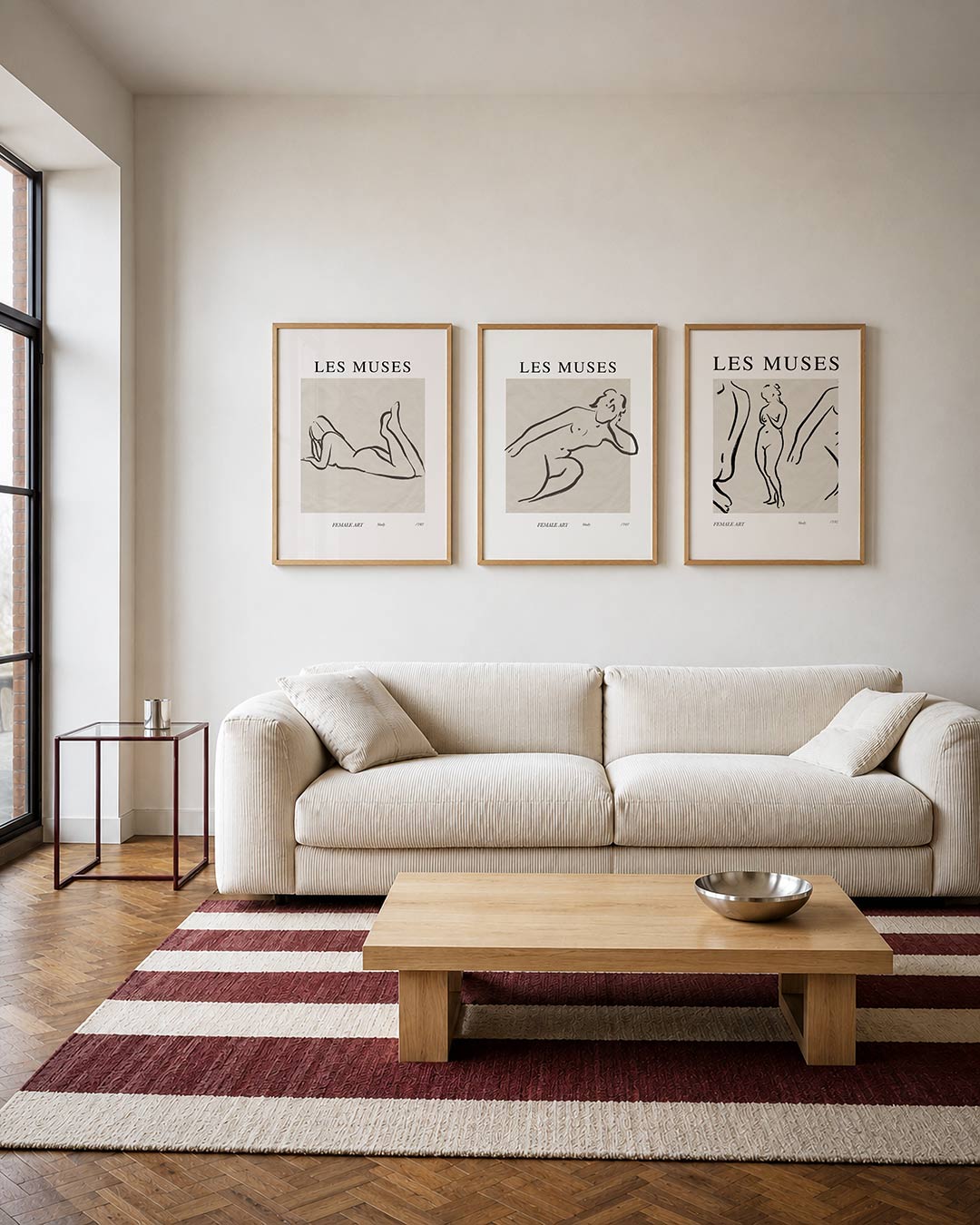 Lijnenspel en vormen Posterset
