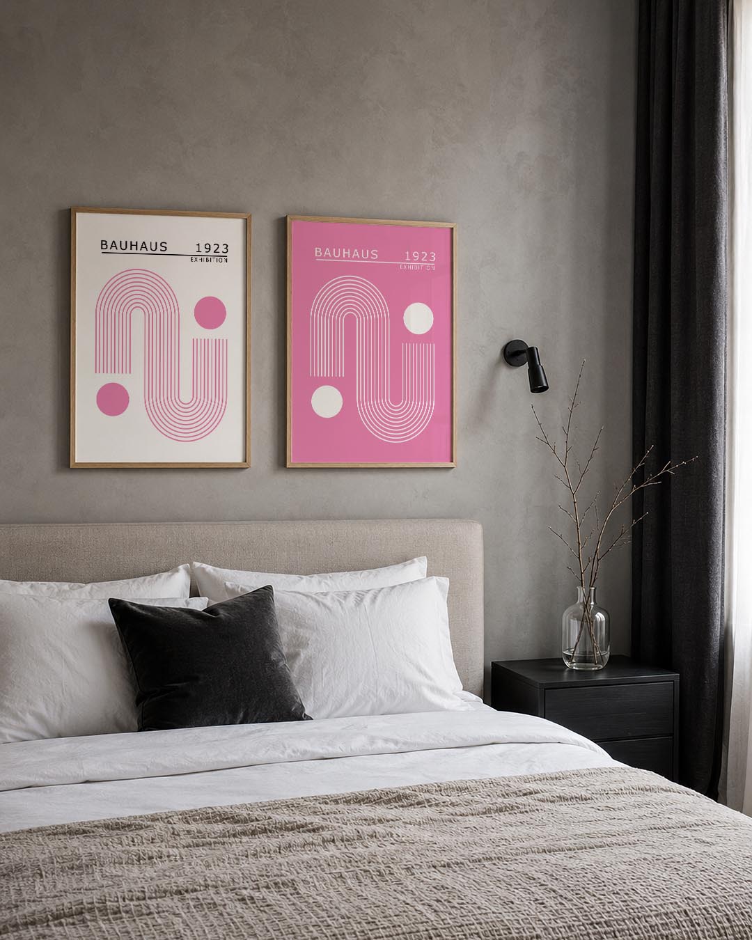 Lijnen en cirkel Posterset