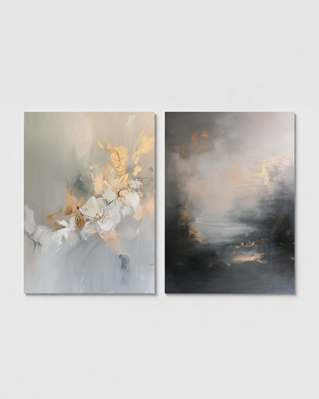 Zachte bloemtexturen Posterset