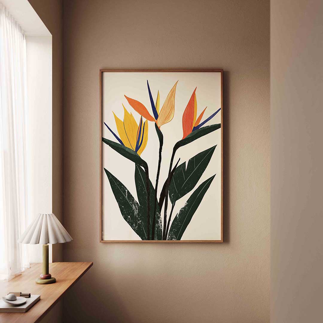 Tropische bloemen Poster