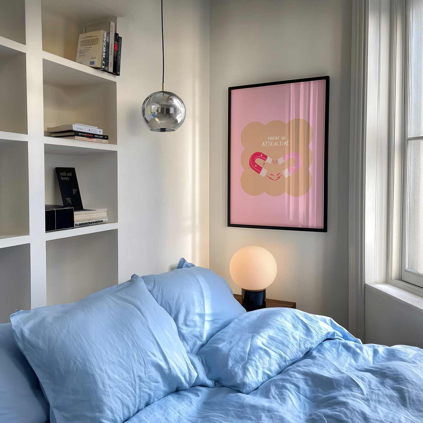 Magneetliefde Poster-WallArtistic