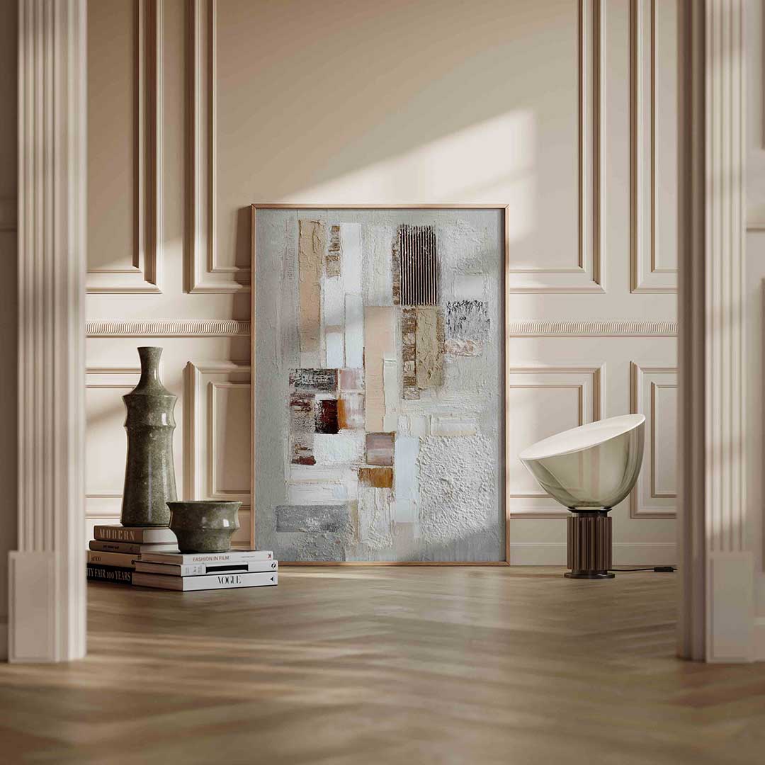 Abstracte rechthoeken Poster