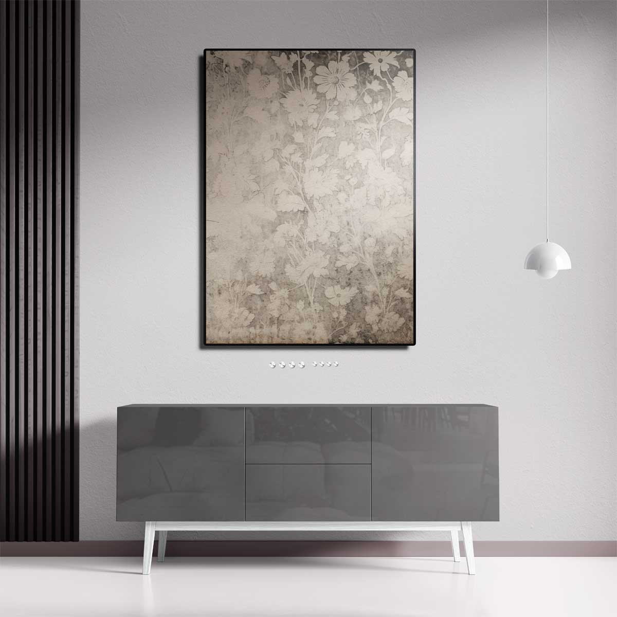 Bloemige Droomwereld Kunstwerk-canvas-dibond-plexiglas-wanddecoratie-WallArtistic