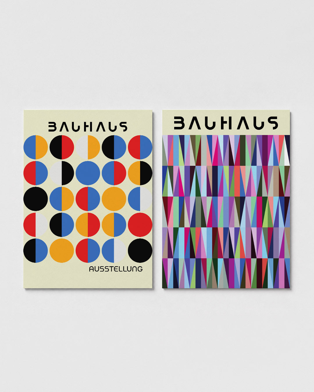 Kleurrijke cirkelritmes Posterset