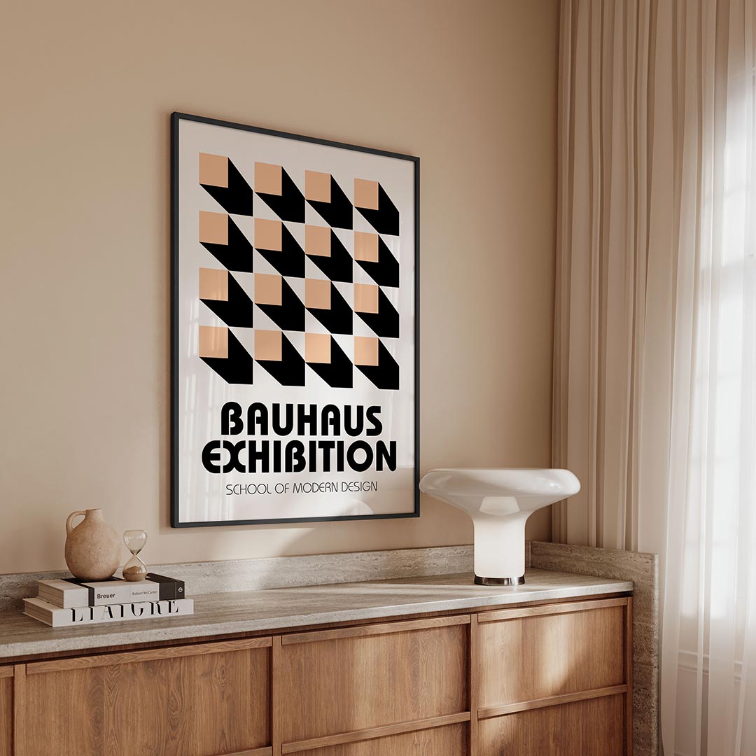 Vorm en schaduw Poster