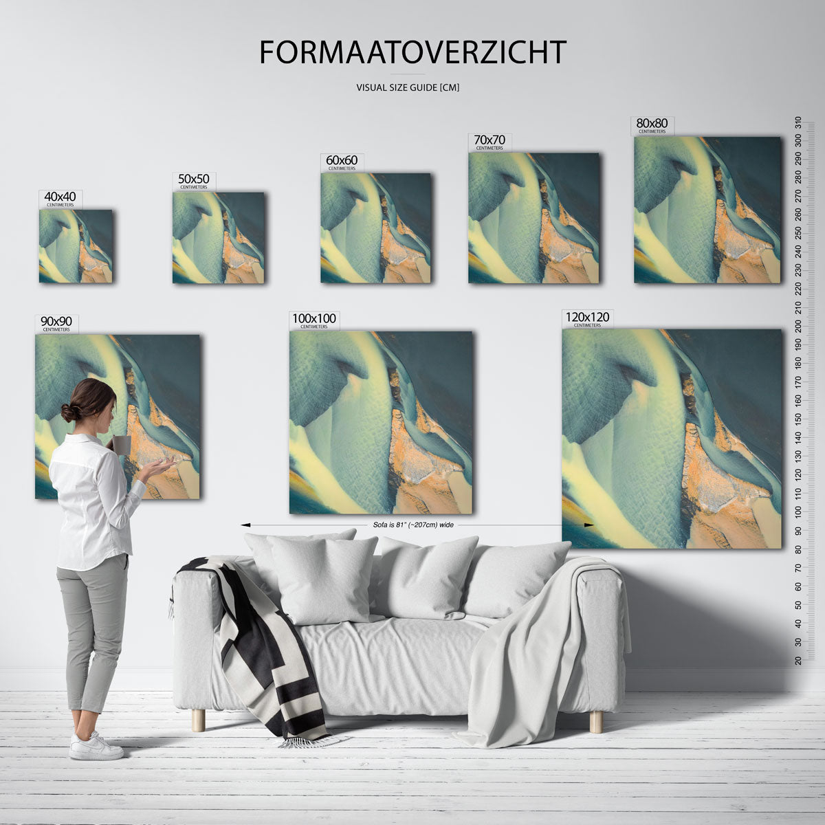 Organische vormen Poster