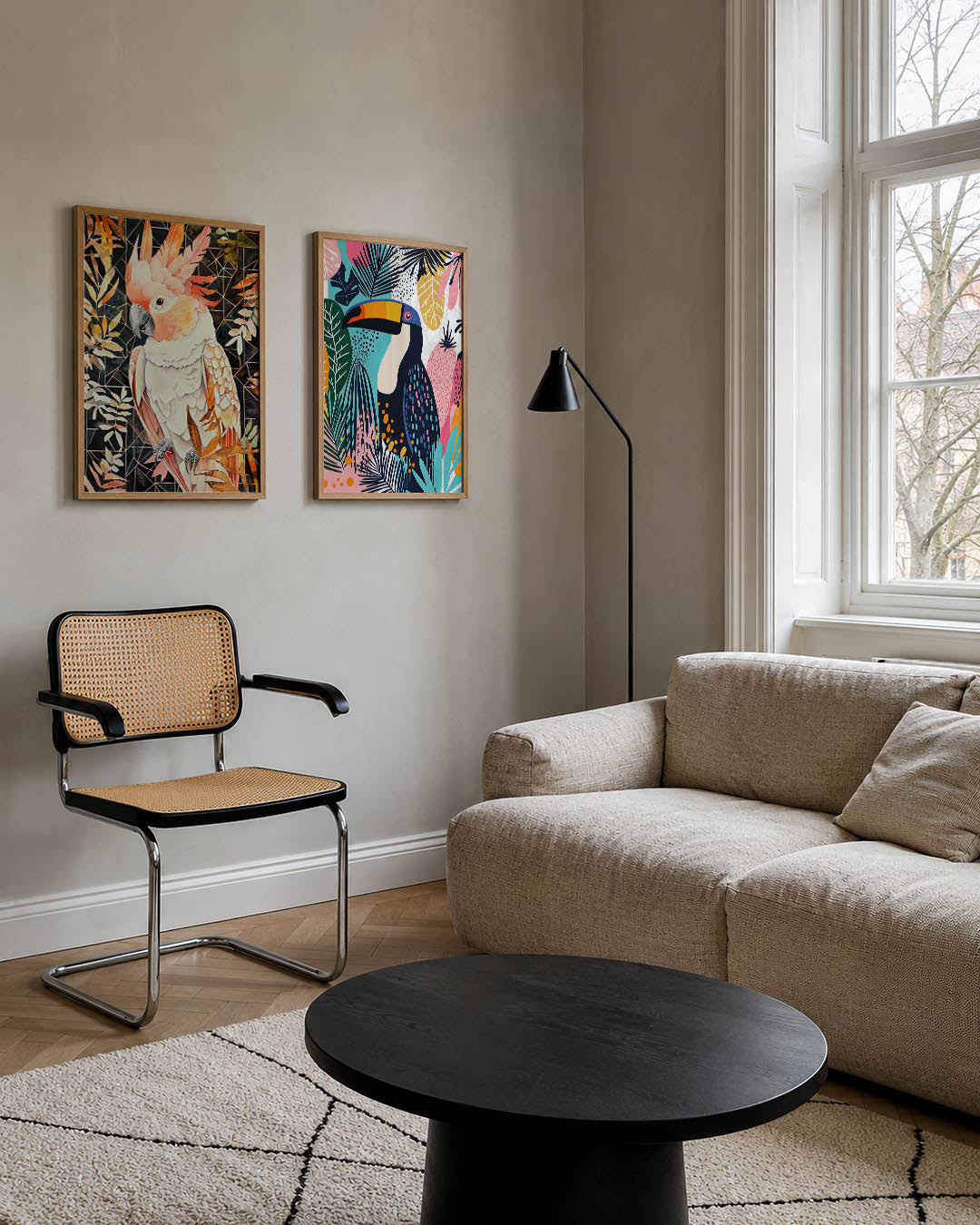 Vogels en geometrie Posterset