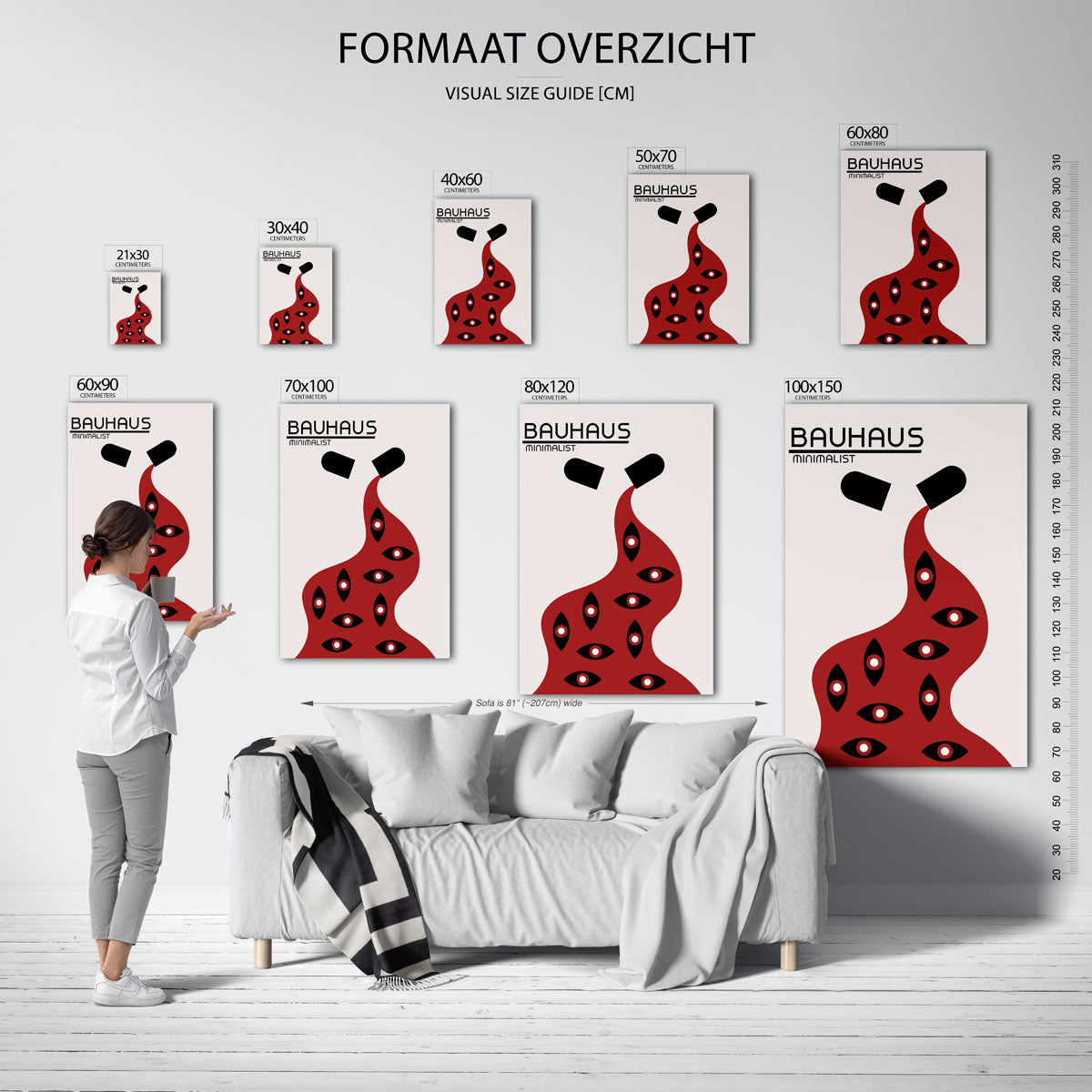 Vorm en kleur Poster