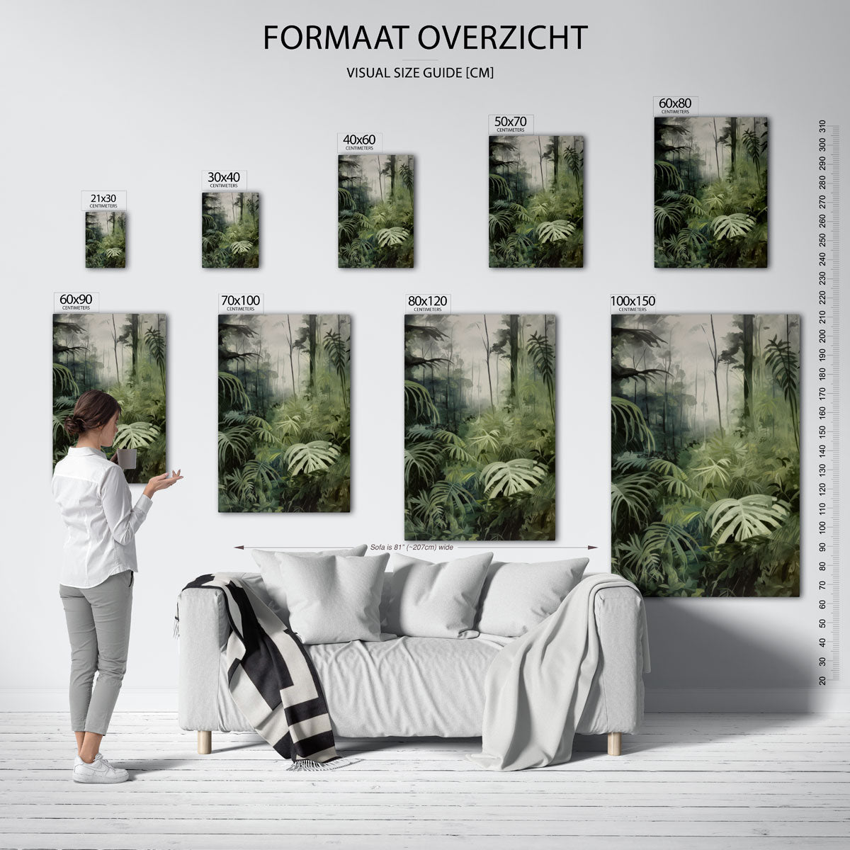 Weelderige jungle Poster