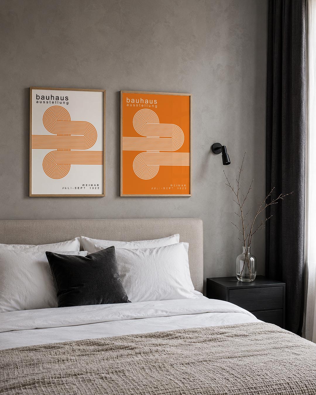 Lijnen en cirkelpatronen Posterset