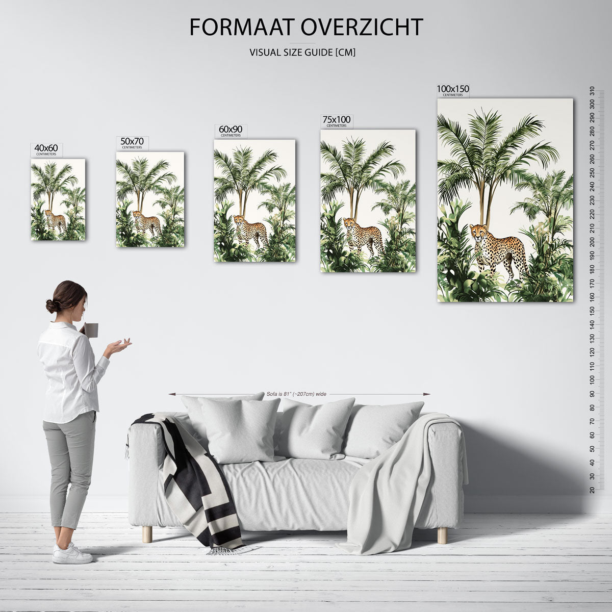 Tropische dierentuin Kunstwerk