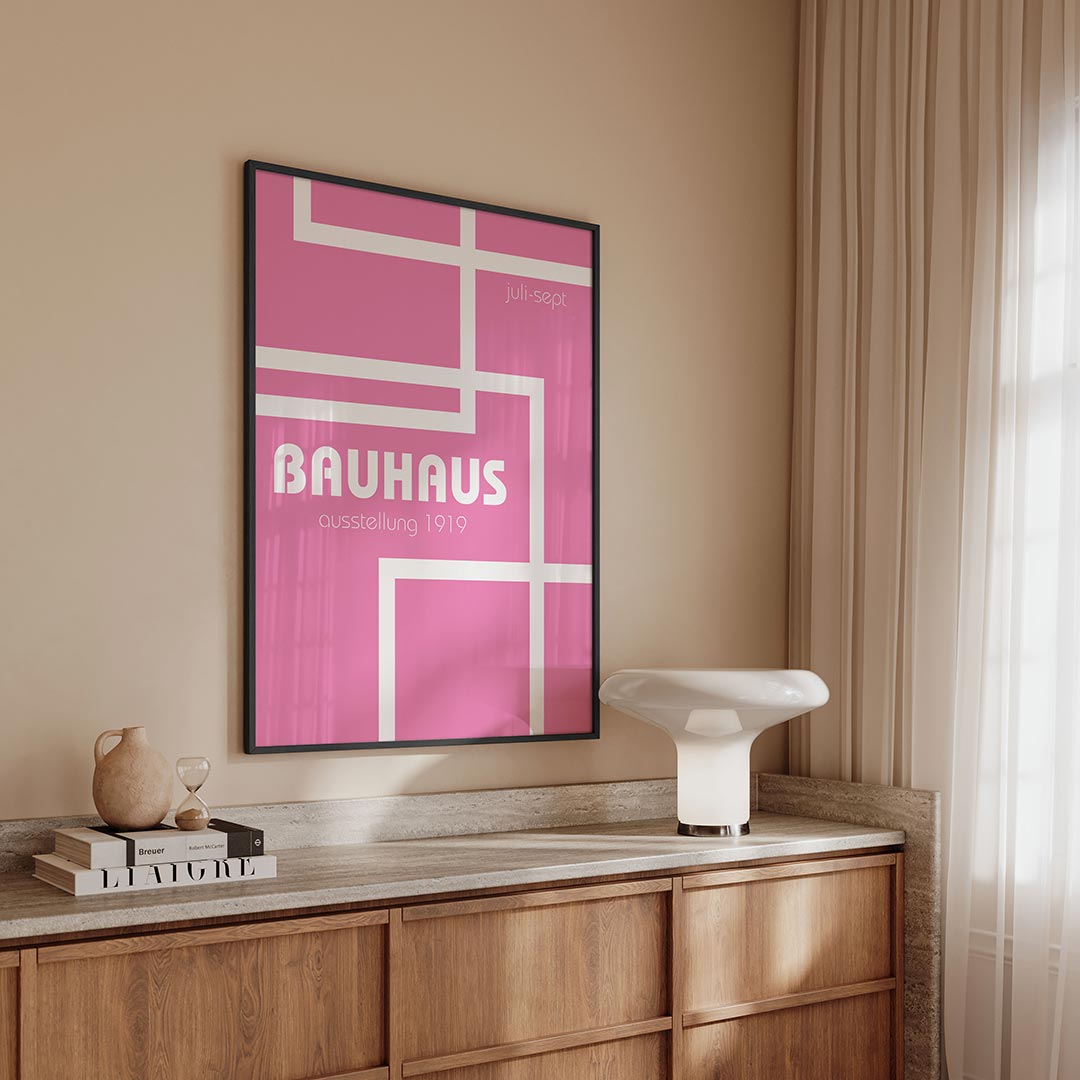 Lijnen en vlakkenspel Poster