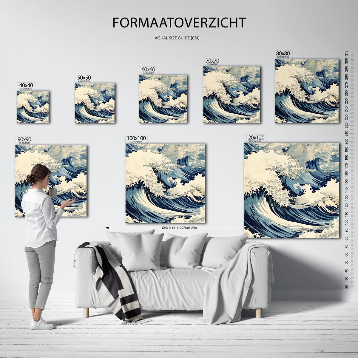 Golvende zee Poster