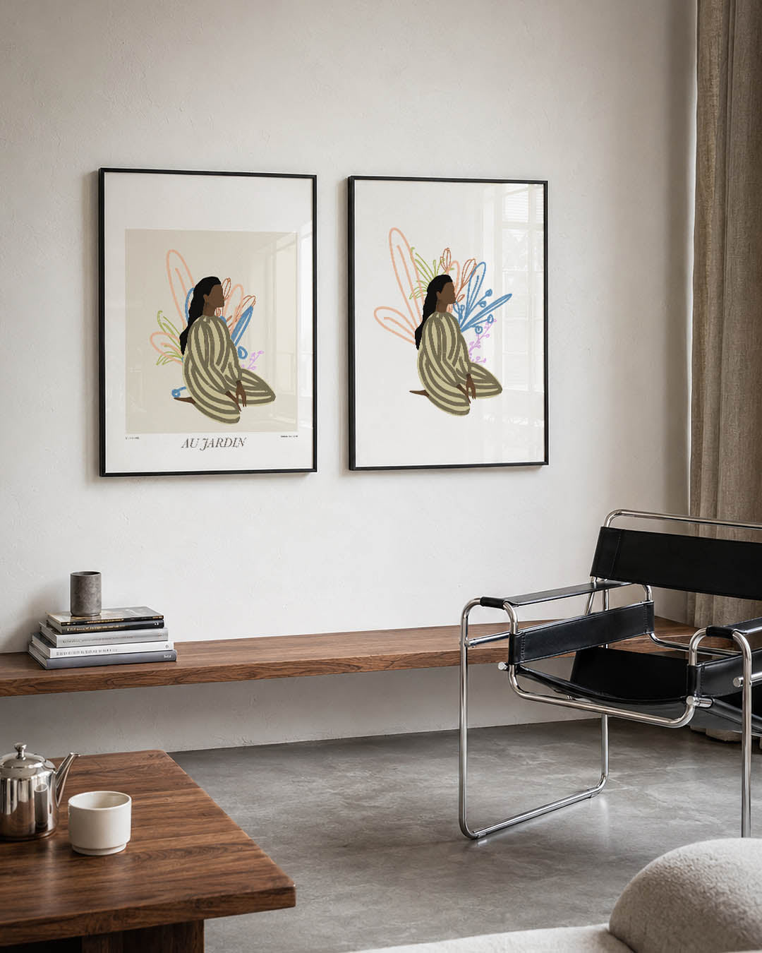 Vorm en kleurenspel Posterset
