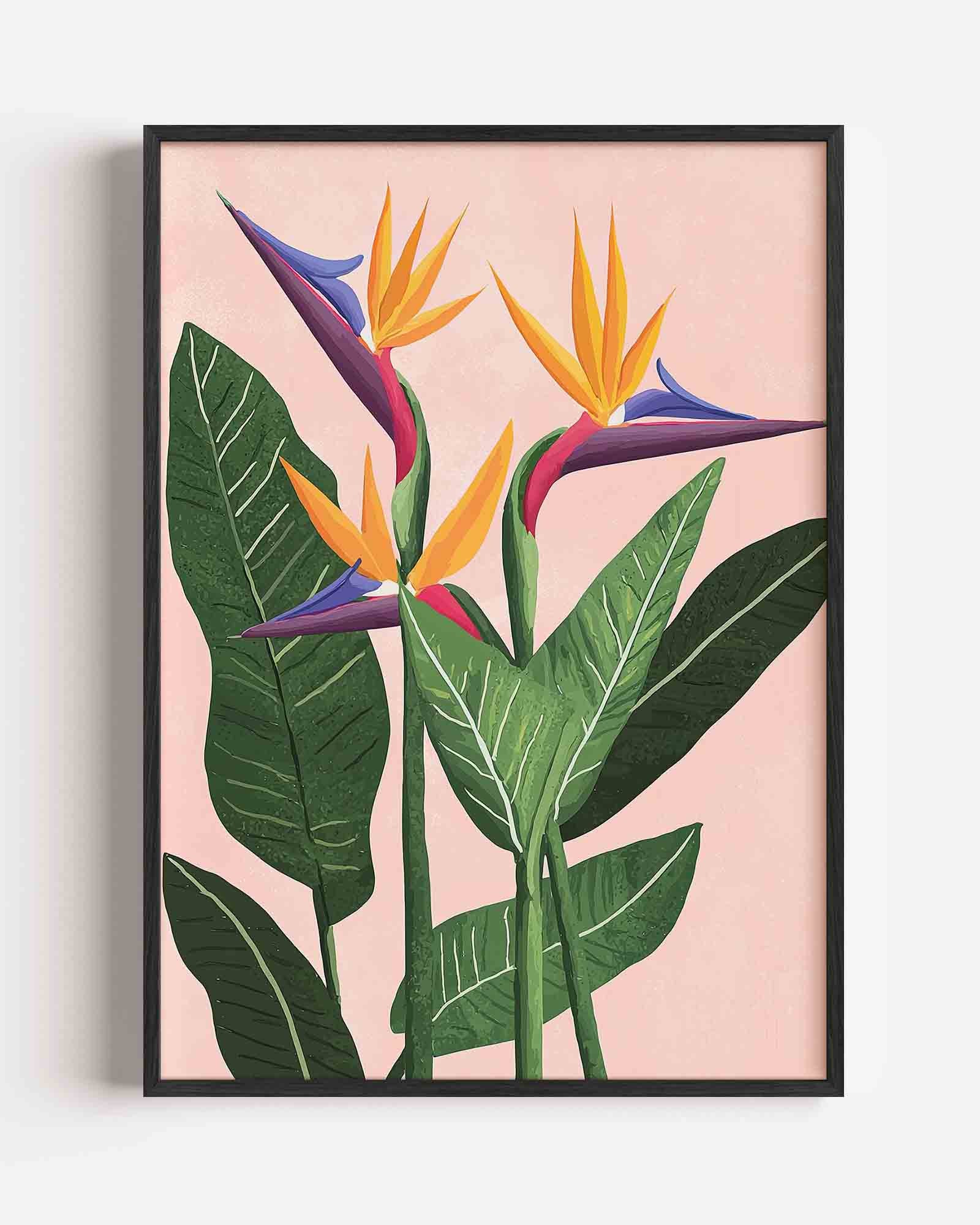 Tropische bloemen Poster