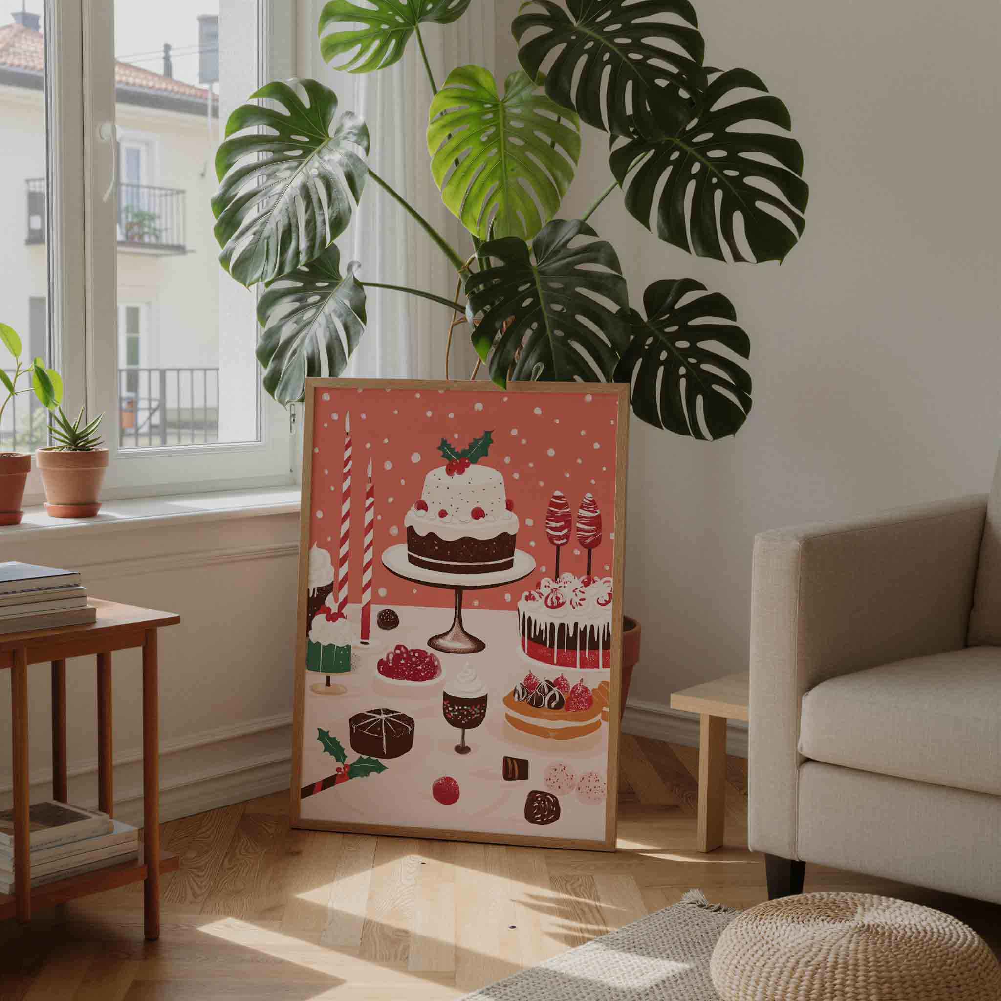 Feestelijke dessert Poster