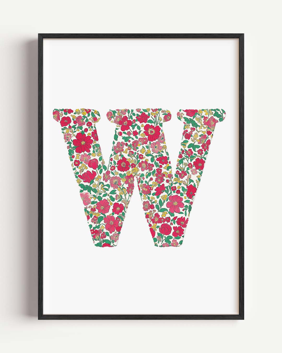 Bloemenpracht Letterposter-WallArtistic