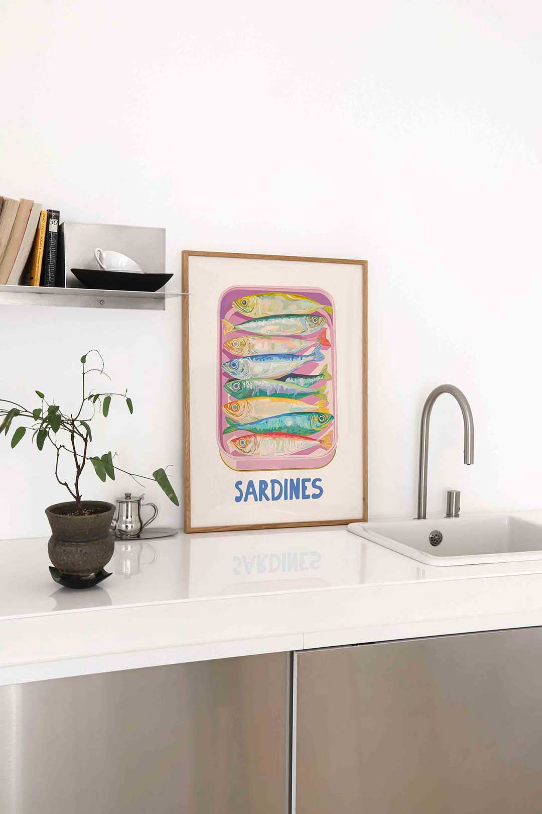 Sardines in blik Poster