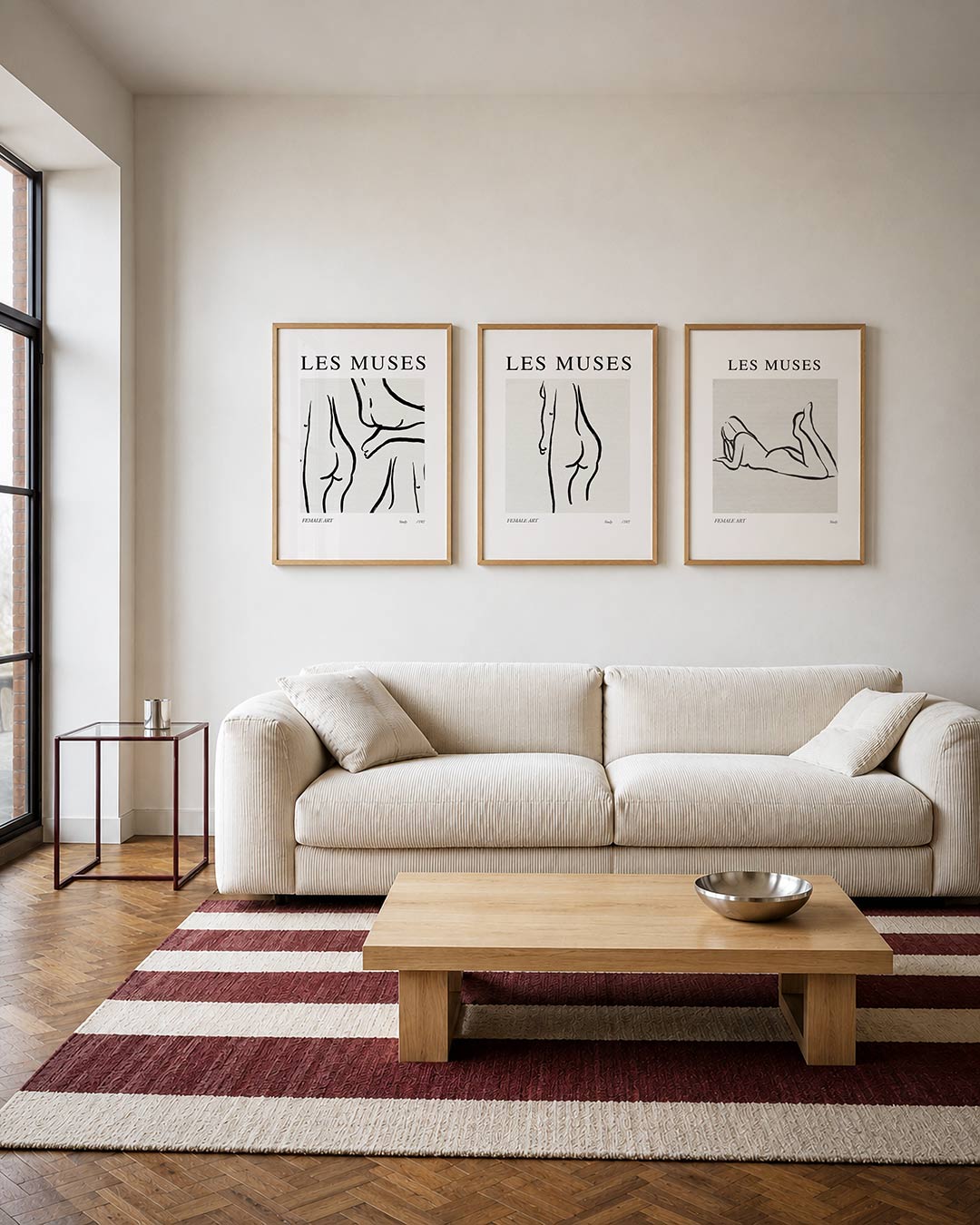 Lijnenspel en vormen Posterset
