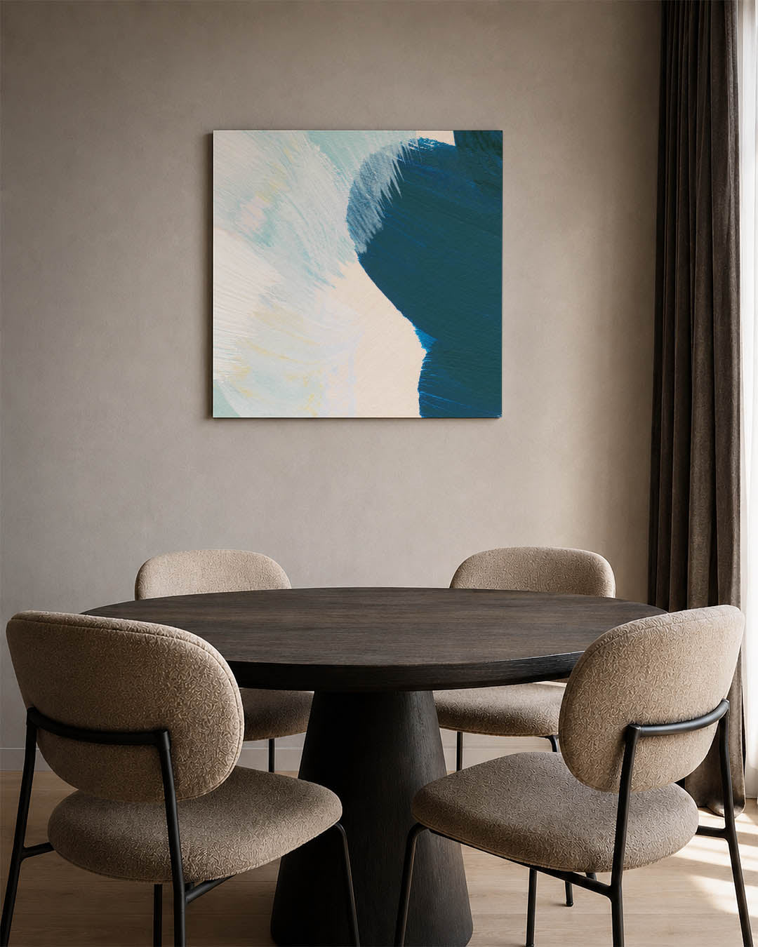 Kleurrijke vegen Kunstwerk