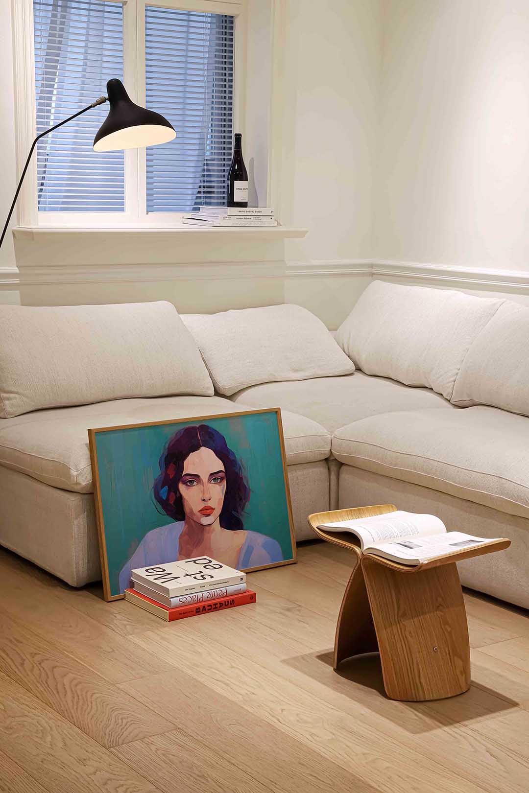 Portret vrouw Poster
