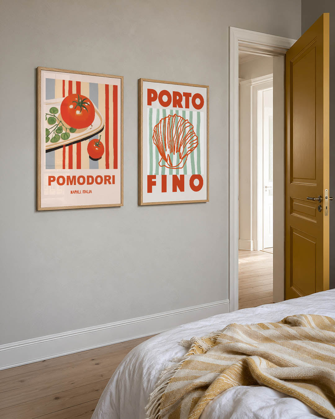 Tomaten en strepen Posterset